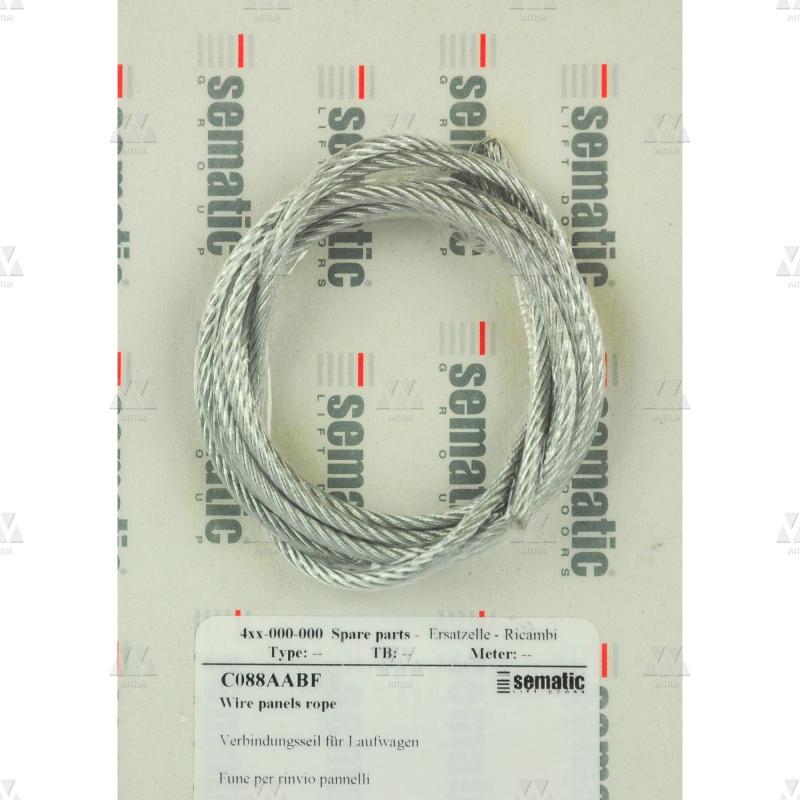BL-C088AABF17 | 1 X FUNE DI COLLEGAMENTO DEI CARRELLI D.3MM (L=1275MM)