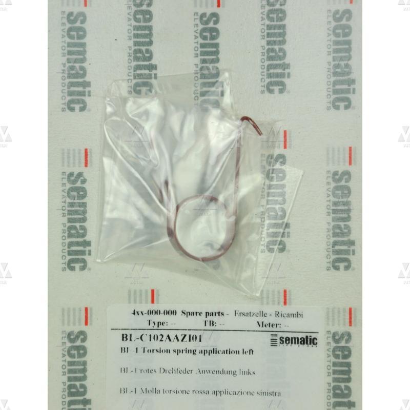 BL-C102AAZI01 | 1 X MOLLA DI TORSIONE (APPLICAZIONE L/Z) (ROSSO)