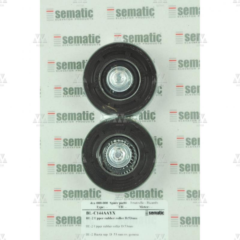 BL-C144AAYX | 2 X ROLLER D.54MM (EXTERNAL 60MM) RUBBER COATED